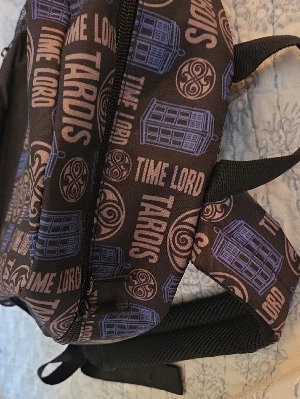 Bioworld Doctor Who TARDIS Black & Blue Backpack